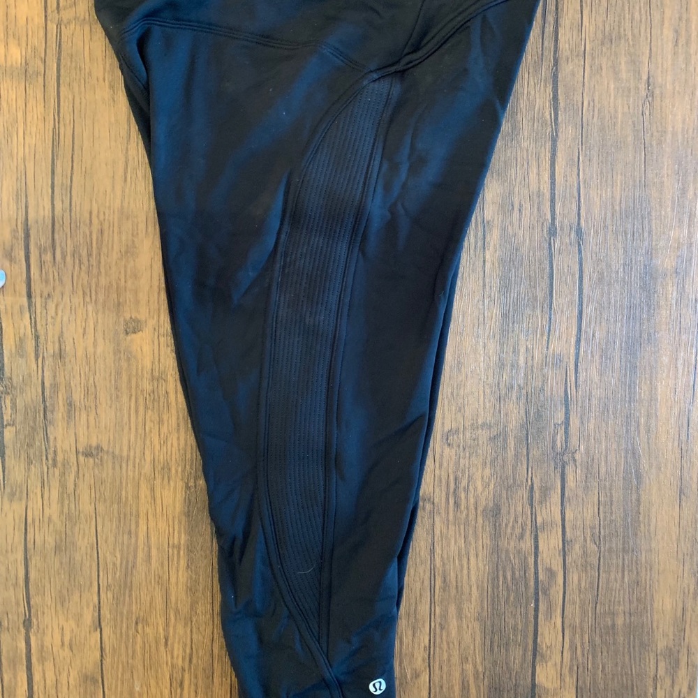Lululemon fast as fleece tight BLK 6